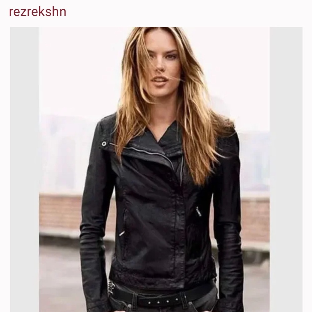 Rezrekshn leather jacket.